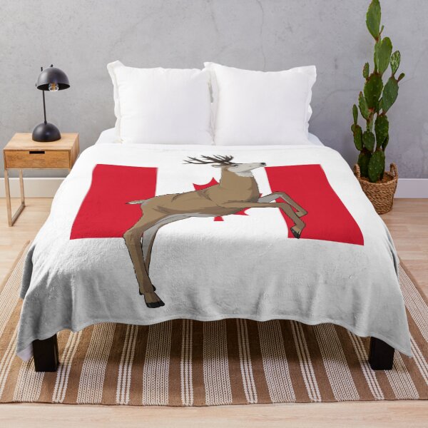 Item preview, Mule Deer Patriotic Canada Day designed and sold by Nosek1ng.