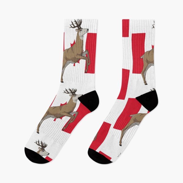 Item preview, Mule Deer Patriotic Canada Day designed and sold by Nosek1ng.