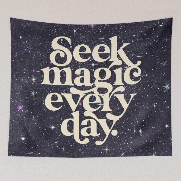 Item preview, Seek Magic Every Day designed and sold by TheLoveShop.