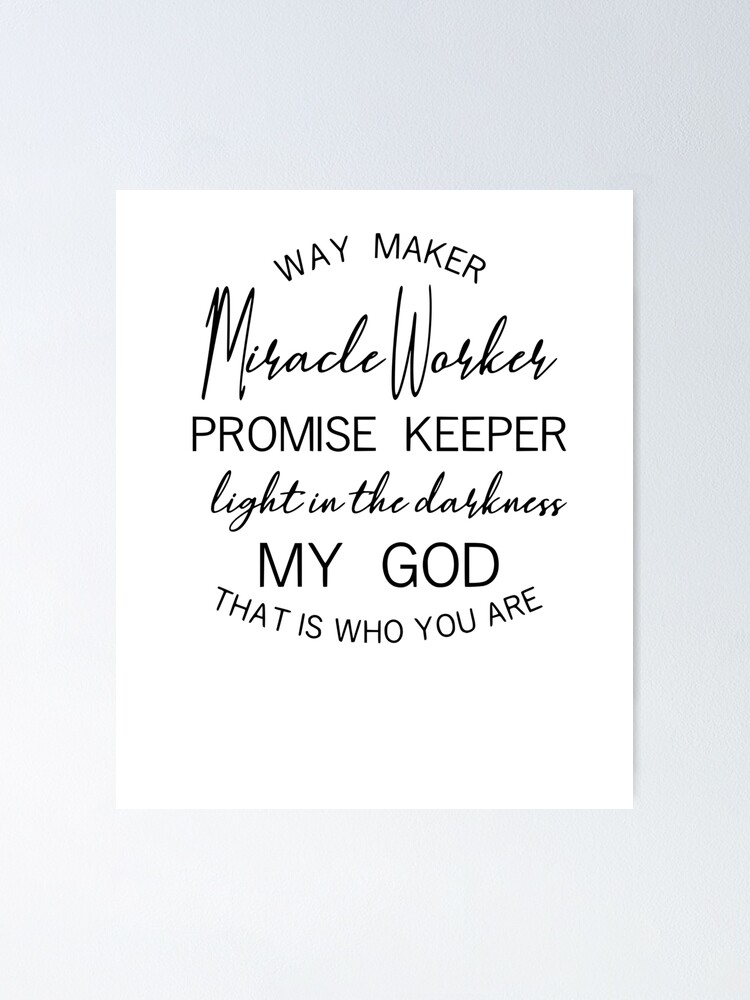 Free Free 283 Way Maker Miracle Worker Svg Free SVG PNG EPS DXF File