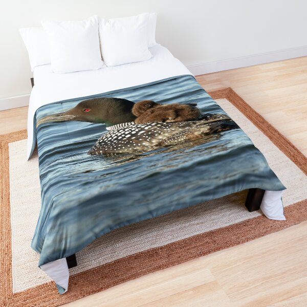 Loon piggy back ride Comforter