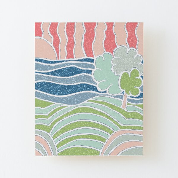 It’s A Wonderful World Wood Mounted Print