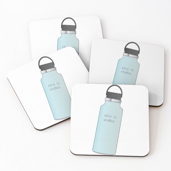 Item preview, Blue Water Bottle Sticker | This is Vodka designed and sold by zwyks13.