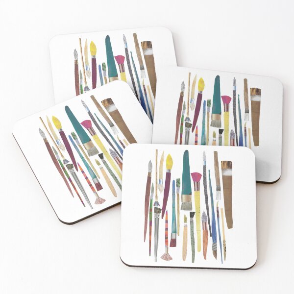 Item preview, Paintbrushes Collage designed and sold by jenbucheli.