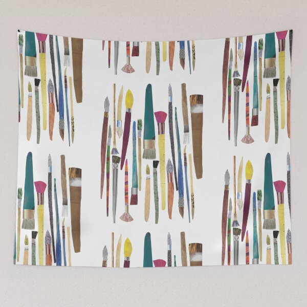 Item preview, Paintbrushes Collage designed and sold by jenbucheli.