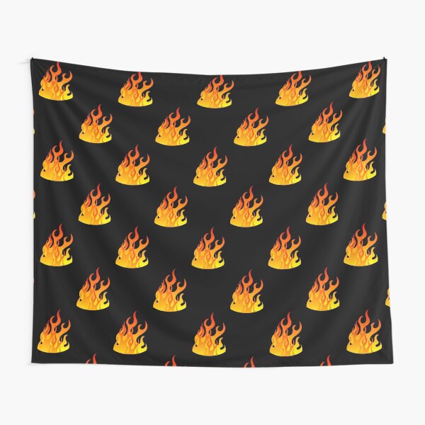 Flaming BBQ! Tapestry