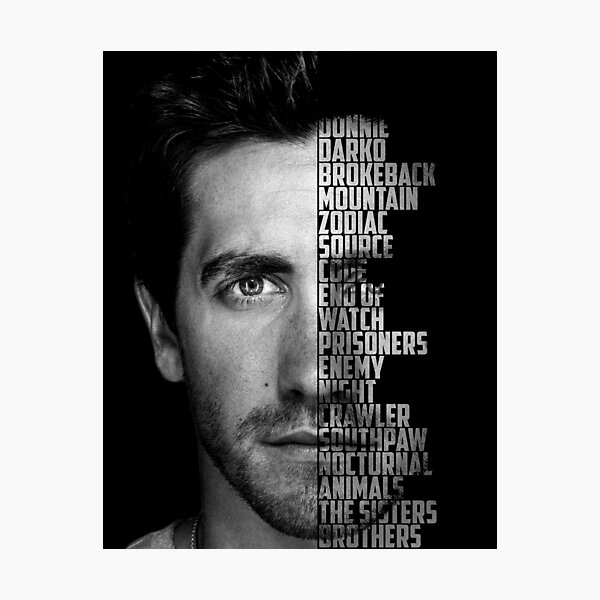 Vista previa del artículo con la obra «Películas de Jake Gyllenhaal», diseñado y vendido por danieljtaylor.