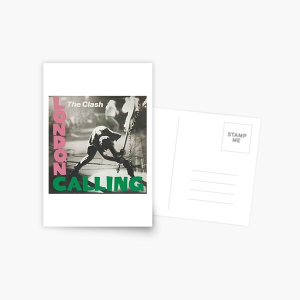 The Clash London Calling Album Cover Postcard