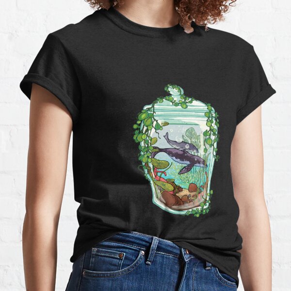 Whale Plant Terrarium Classic T-Shirt