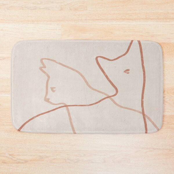 Item preview, Cats Line Art Minimal designed and sold by trajeado14.