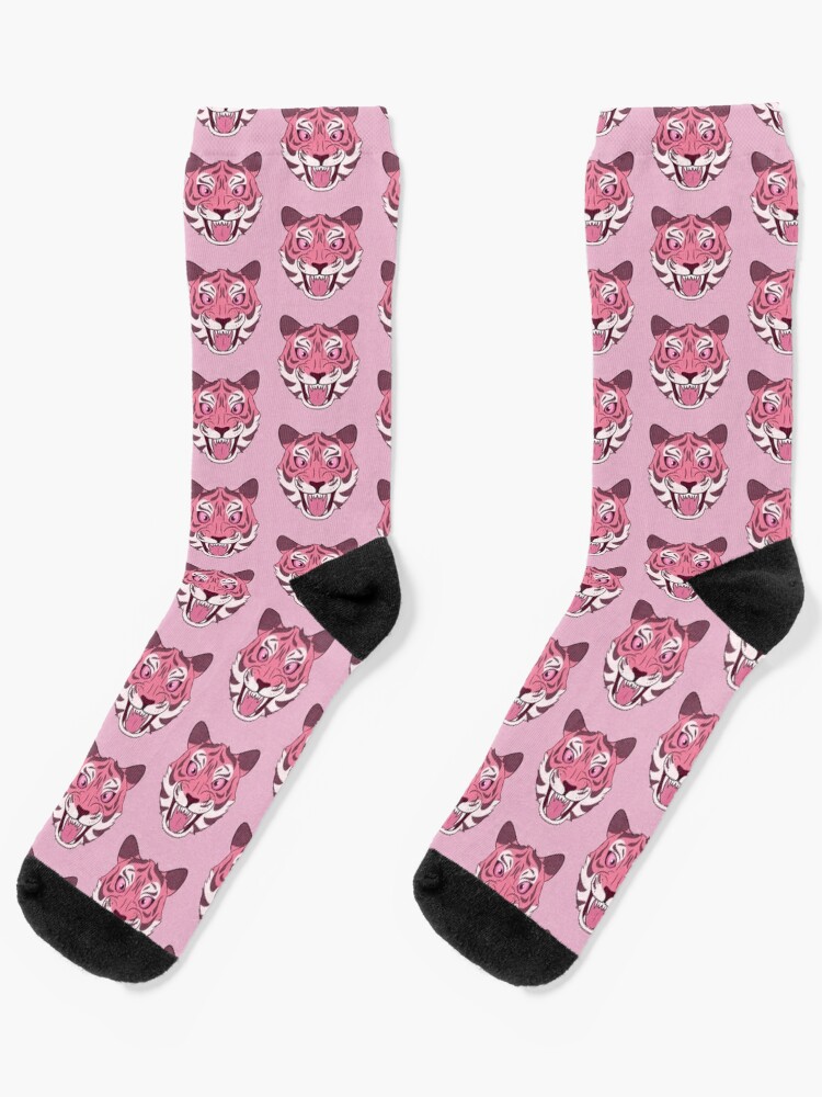 Pink Tiger Socks