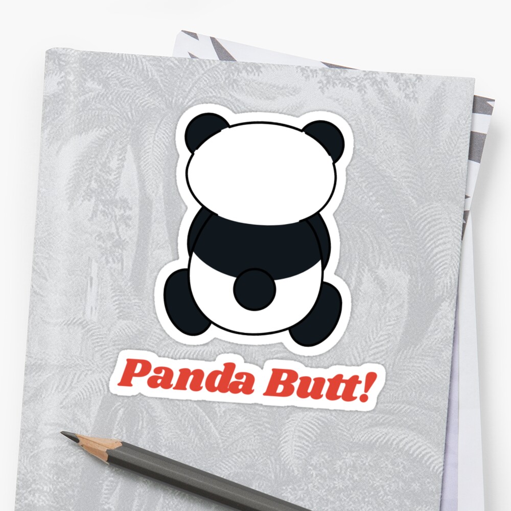 panda butt pillow