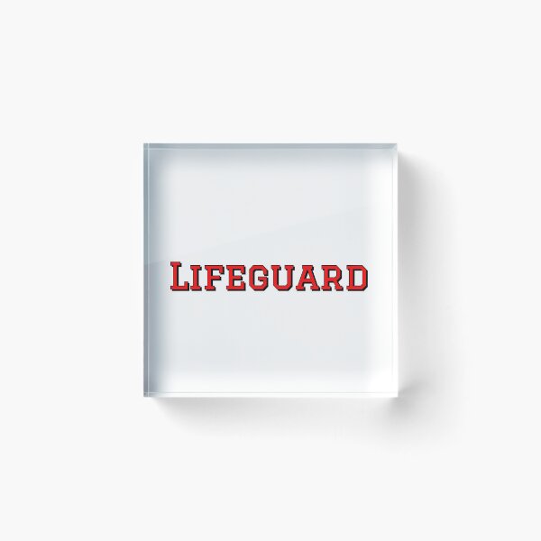 Item preview, Lifeguard Sticker designed and sold by trqffic.