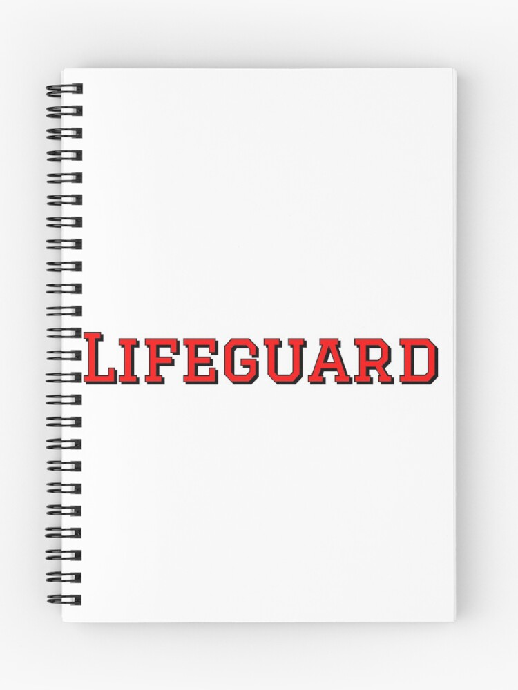 Thumbnail 1 of 3, Journal, Lifeguard Sticker designed and sold by trqffic.