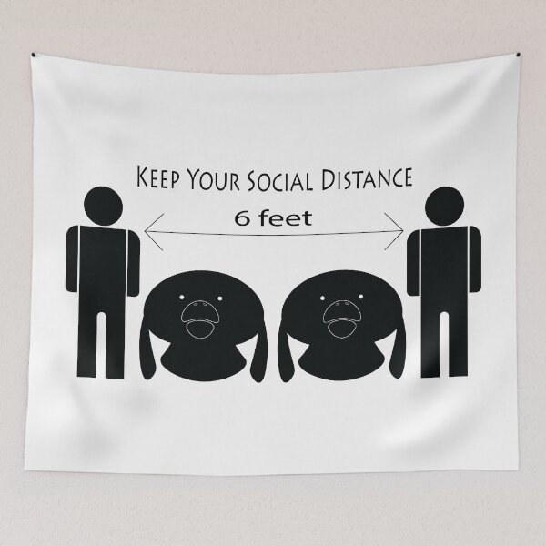 Item preview, Keep your social distance designed and sold by The Sleepy Monito.