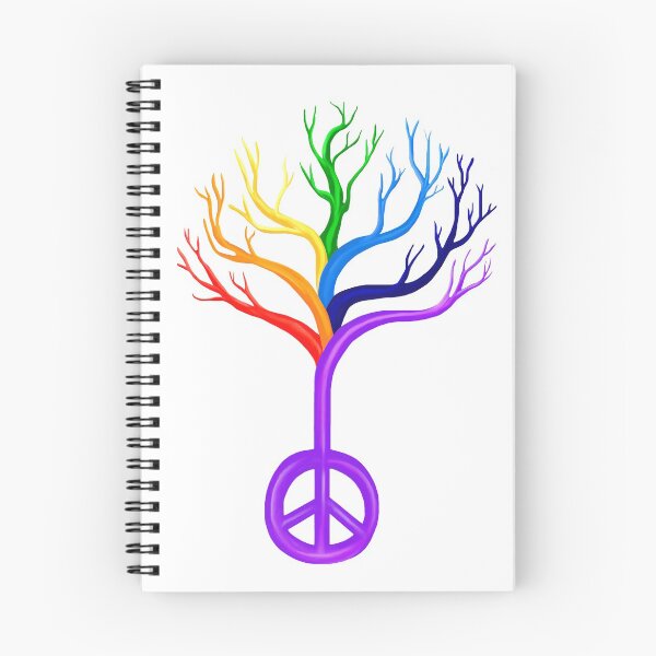 Item preview, Rainbow Peace Sign Tree designed and sold by Deborah Camp.