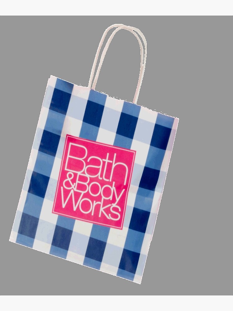 Bath and body works paper bag