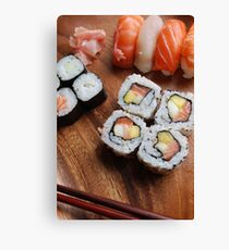 Sushi - Japonese food Canvas Print
