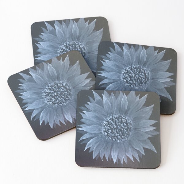 Item preview, Greyscale Sunflower designed and sold by Tayler-l.