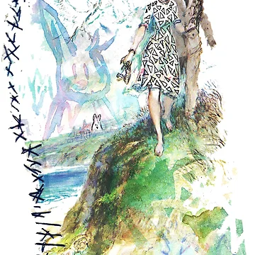 Artwork thumbnail, Walk With Rabbits by missmann