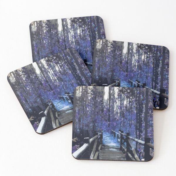 Item preview, Bridge in the forest designed and sold by bethgabe.