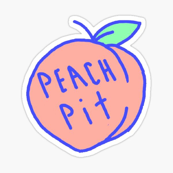 Peach Pit Band Stickers Redbubble