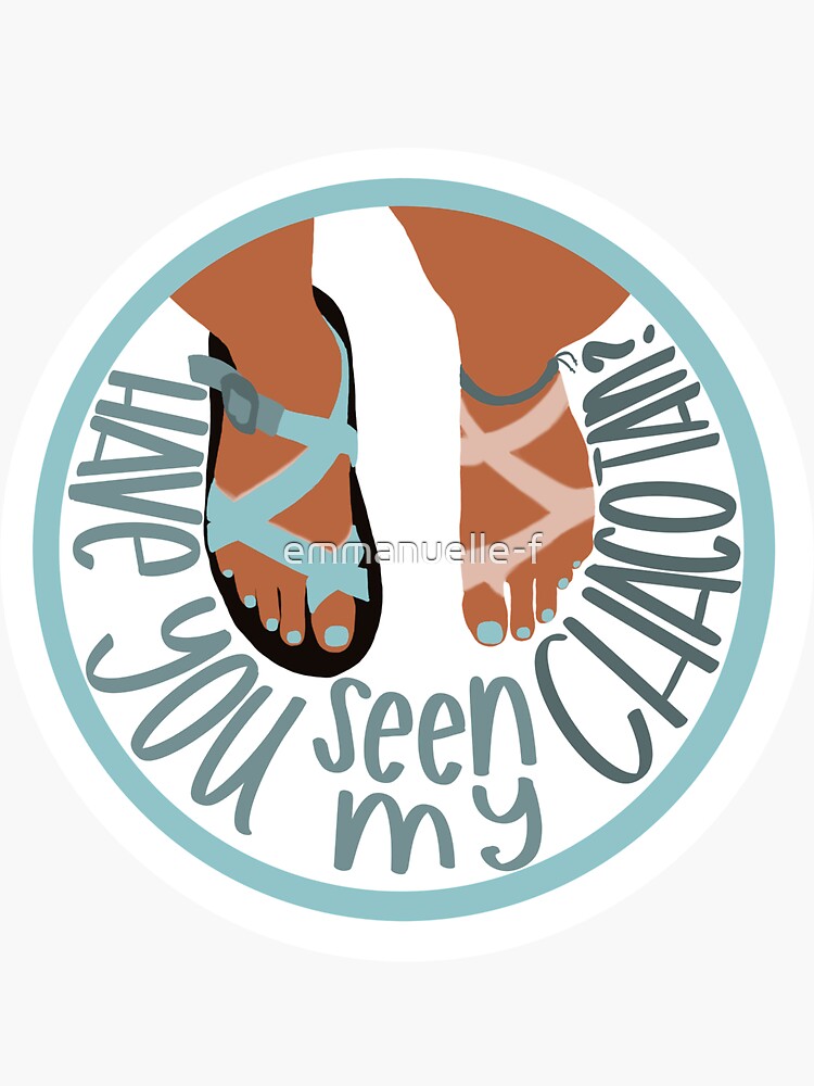 Chaco tan Sticker