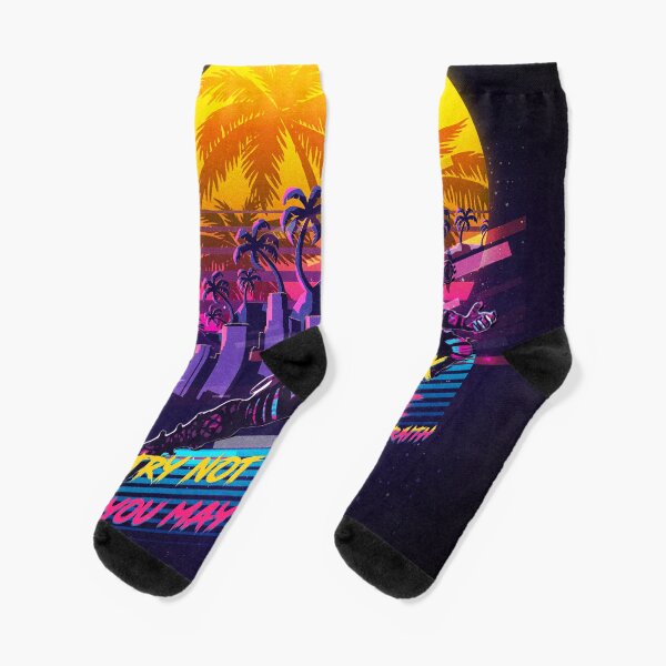 "Apex legends wraith 80s retro" Socks for Sale by LenaLuisa Redbubble