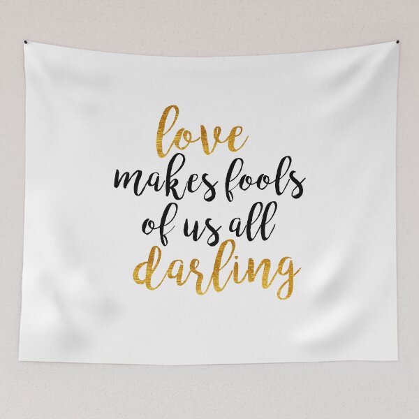 Item preview, love makes fools of us all designed and sold by lovely-lyrics.