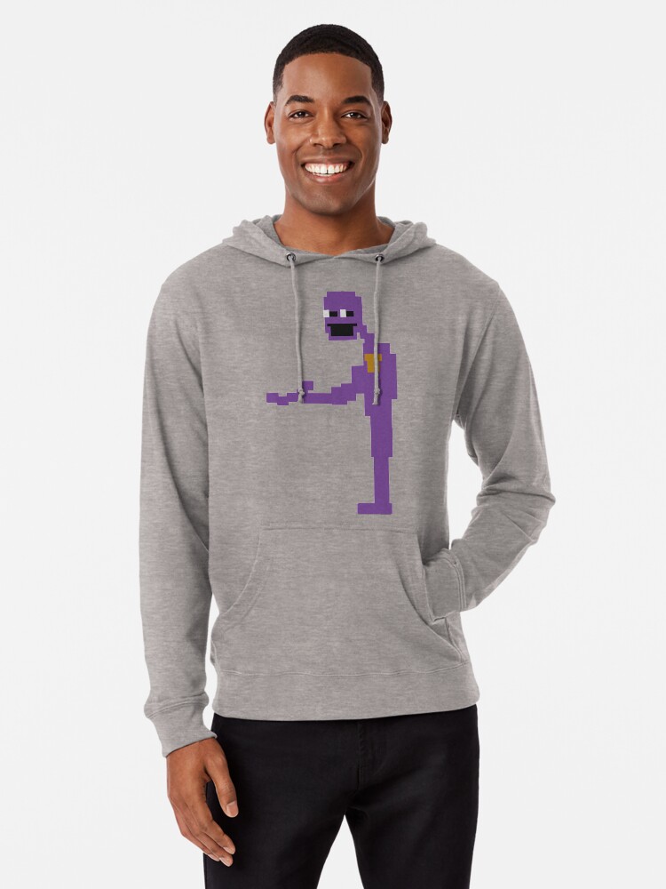 Purple cheap hoodie guy