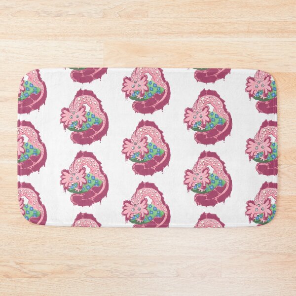 Item preview, Flowery Pink Axolotl designed and sold by Reeding-Rainbow.