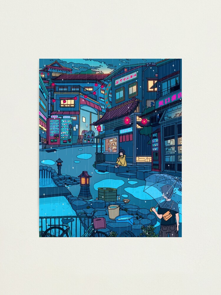 Alternate view of Rainy Day Encounter Photographic Print