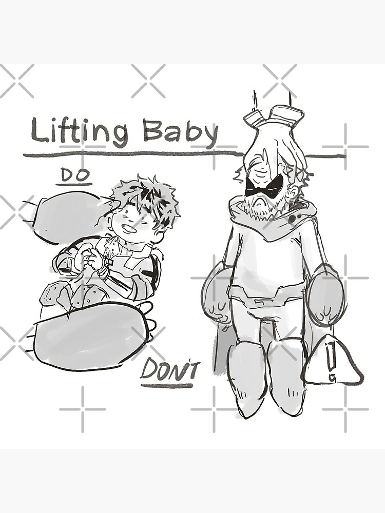 baby lifing weights and thowing them