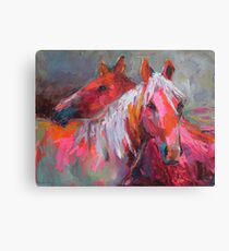 Contemporary Horses Svetlana Novikova Painting Canvas Print