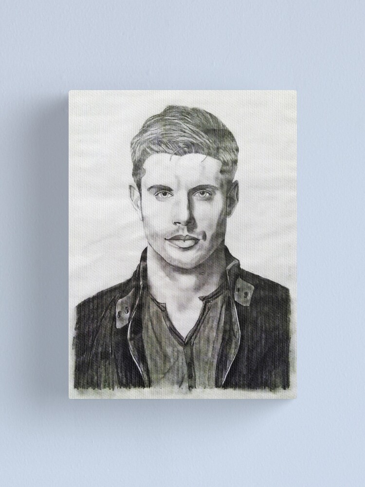 Dean Winchester Drawing Canvas Print By Kathsart917 Redbubble Artwork, drawing, painting, wings, supernatural, castiel. dean winchester drawing canvas print by kathsart917 redbubble