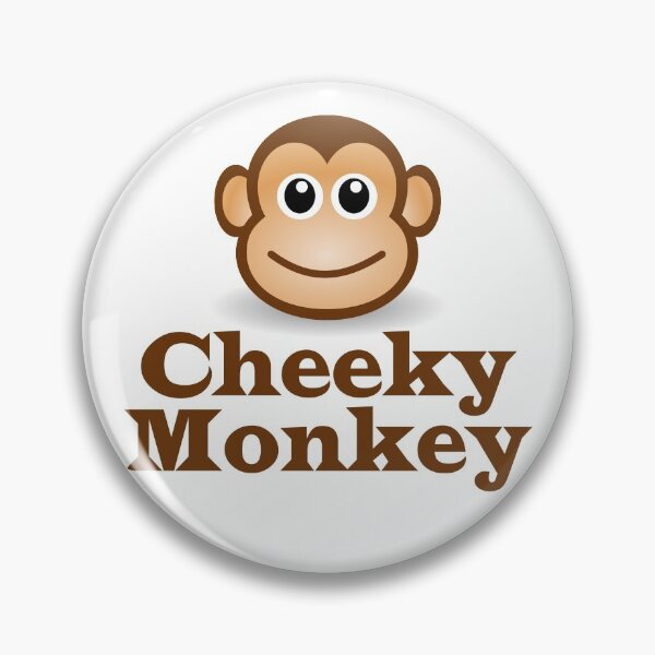 Item preview, Cheeky Monkey - Funny Toon Face Sticker designed and sold by deanworld.