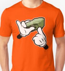 Make It Rain Cartoon Hands (Ghetto Fat Stack) Unisex T-Shirt
