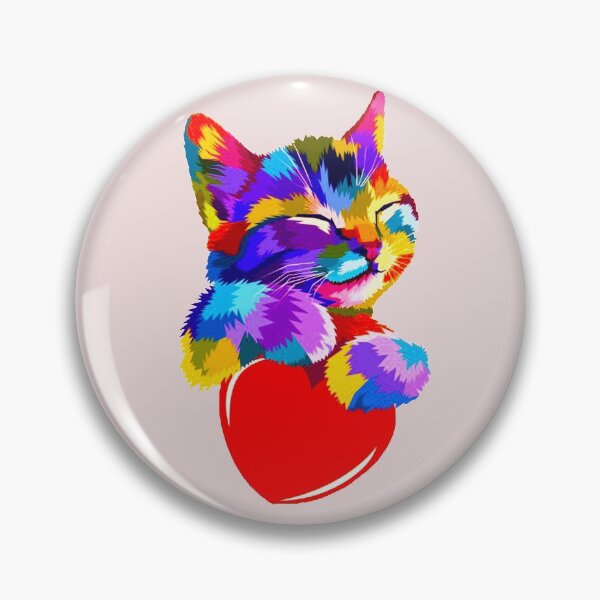 Item preview, Colorful kitten designed and sold by luz20.