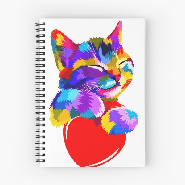 Item preview, Colorful kitten designed and sold by luz20.