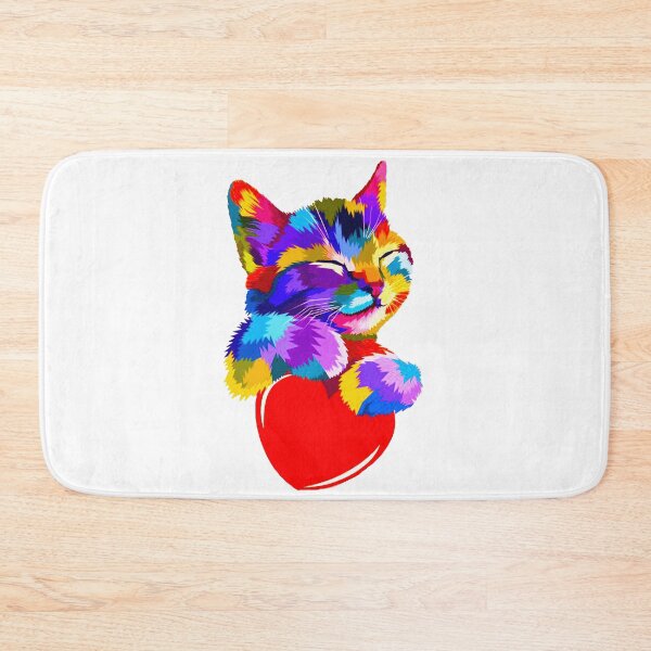 Item preview, Colorful kitten designed and sold by luz20.