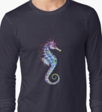 Seahorse - Purple Long Sleeve T-Shirt