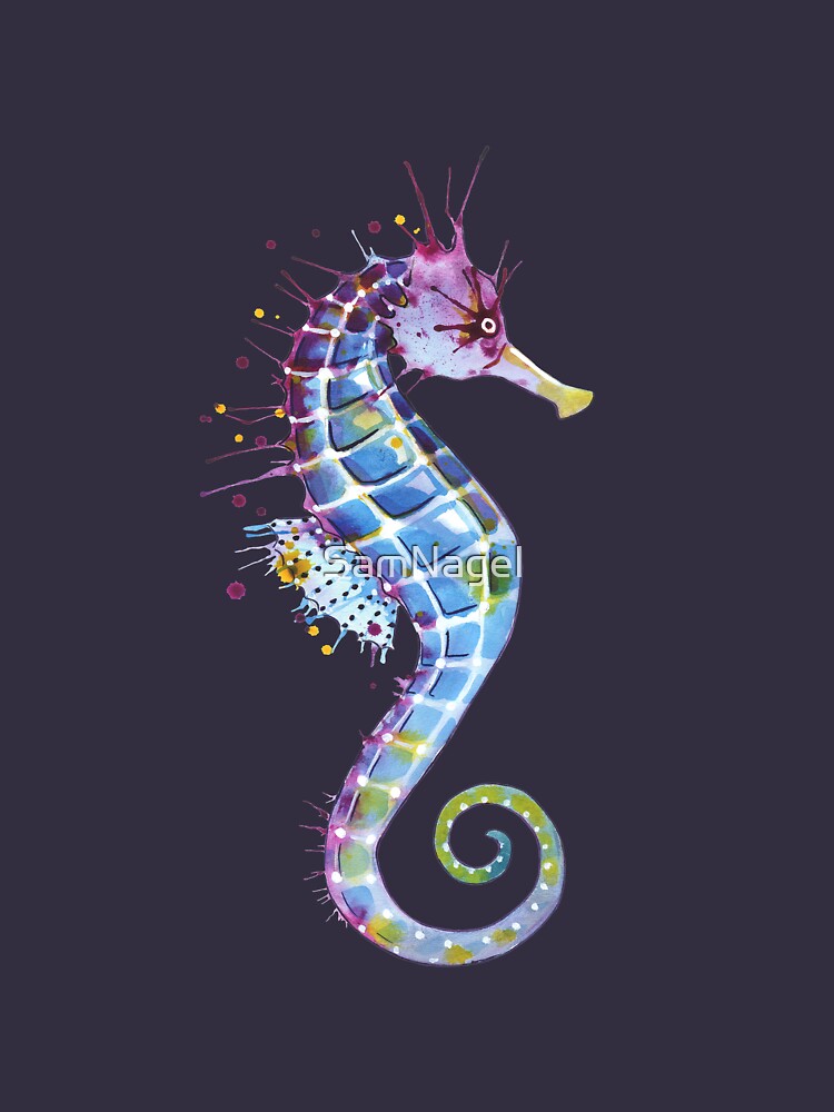 Seahorse - Purple by SamNagel