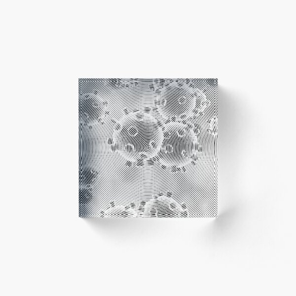 Coronavirus COVID-19 Microscope Quarantine Pandemic Image Acrylic Block