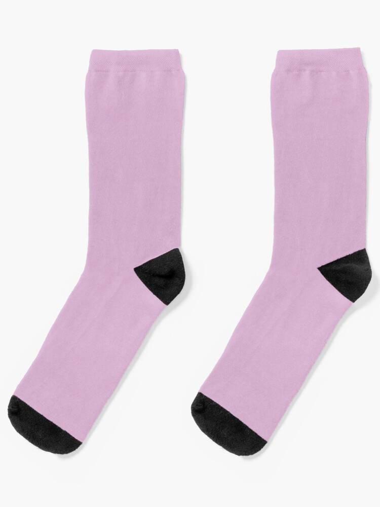 Calcetines «lavanda rosa | Tendencias de color | Nueva York y Londres | Primavera Verano 2018 | Color sólido | Colores de moda de EclecticAtHeART | Redbubble