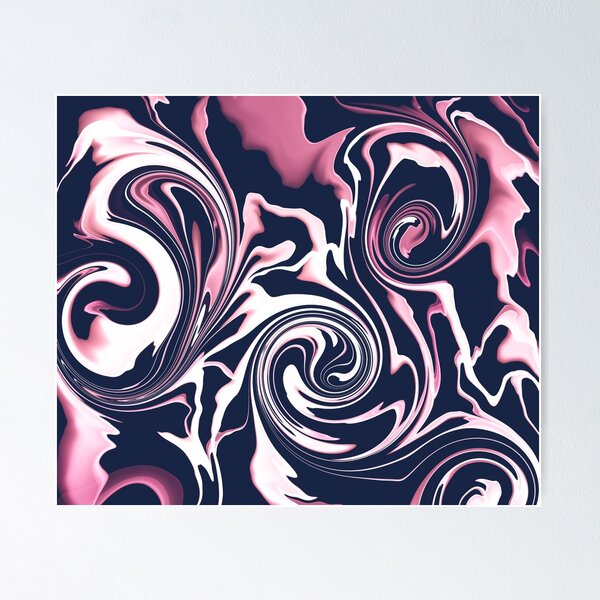 Artikelvorschau, Psychedelisches blaues und rosa Marmormuster entworfen und verkauft von wjrtapp.