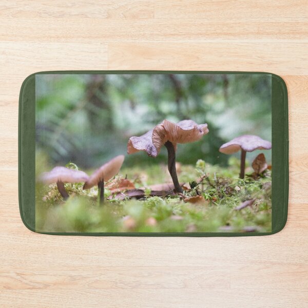 Item preview, Delicate pink mushrooms on forest floor. designed and sold by Anne Scantlebury.
