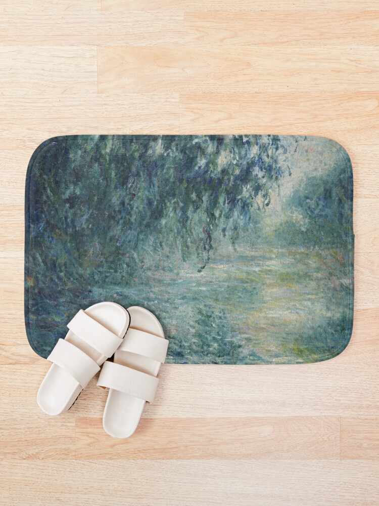 Discover Claude Monet - Morning on the Seine Bath Mat