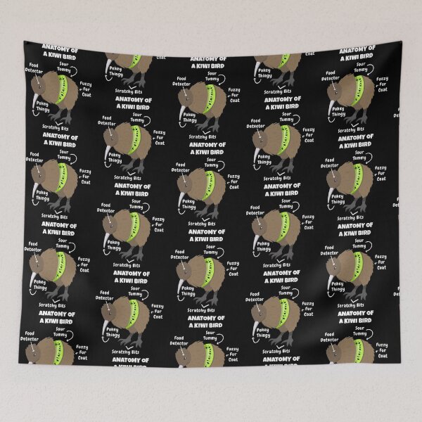 Item preview, Anatomy Of A Kiwi Bird  designed and sold by fatamyfan1.