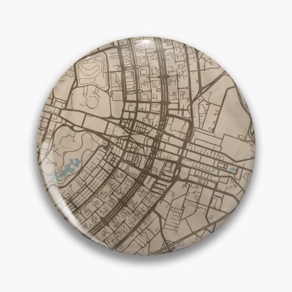 Item preview, Brasilia Sepia Map designed and sold by CPTVDesign.