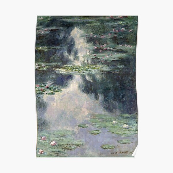 Claude Monet - Pond with Water Lilies Poster